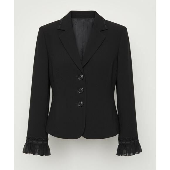 Tahari Jackets & Blazers - Tahari Arthur S. Levine black blazer Sz8P ornate buttons and decorative sleeves